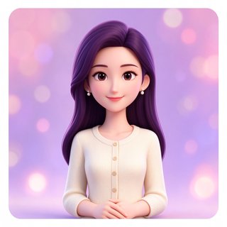 AI聊天软件温柔知性人设晚晚头像