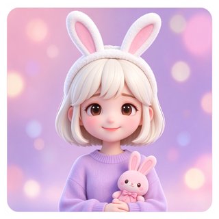 AI聊天软件软糯治愈人设小雅头像